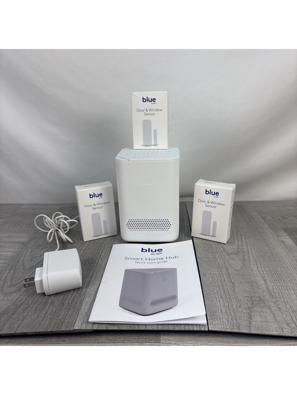 Blue by ADT Smart Home Hub Security System S40LR1-01 Bundle